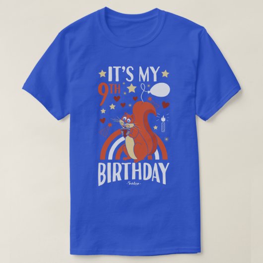 第9誕生日 Tシャツ (デザイン正面)