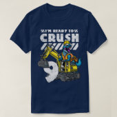 第9誕生日TRex掘削機 Tシャツ (デザイン正面)