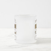 第90すばらしい誕生祝いの世界のベスト フロストグラスマグカップ (中央)