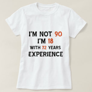 第90クールな誕生日のデザイン Tシャツ