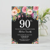第90フローラ誕生日招待状 招待状 (スタンド正面)