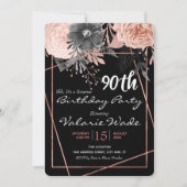 第90回スーパーイズバースデーパーティーピンクロセス 招待状 (正面)