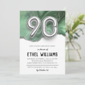 第90回バースデーパーティーへの招待 招待状 (スタンド正面)