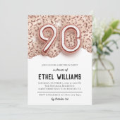 第90回バースデーパーティーへの招待 招待状 (スタンド正面)