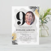 第90回バースデーパーティーへの招待 |第90誕生日 招待状 (スタンド正面)