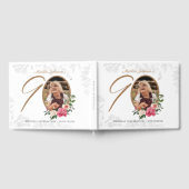 第90回バースデーパーティーエレガントフローラ植物写真 ゲストブック (全面)