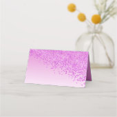 第90回バースデーパーティーピンクグリッター プレイスカード (裏面)