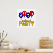 第90回バースデーパーティープレゼント ポスター (キッチン)