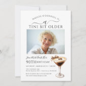 第90回バースデーパーティー写真エスプレッソ・マルティーニ 招待状 (正面)