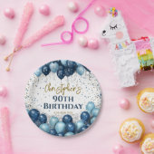 第90回バースデーパーティー海軍バルーン ペーパープレート (パーティー)