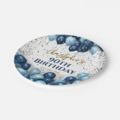 第90回バースデーパーティー海軍バルーン ペーパープレート (アングル)