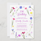 第90回バースデーパーティー紫野花草原 招待状 (正面)