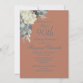 第90回フローラエレガント写モダン真誕生日 招待状 (正面)