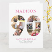 第90回写真部局名ピンクあいさつ カード (黄色い花)