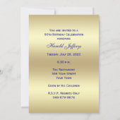 第90回生誕祭パーティー招待海軍90 招待状 (裏面)