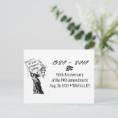 第90回補正お祝い葉書 ポストカード (スタンド正面)