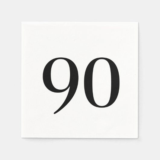 第90回誕生日カクテル スタンダードカクテルナプキン (正面)