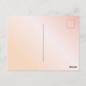 第90回誕生日バラ金ゴールド花模様 ポストカード (裏面)