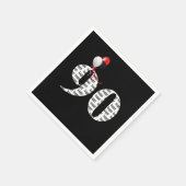 第90回誕生日パーティー風船 スタンダードカクテルナプキン (角)