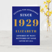 第90回誕生日標準生まれ1929名の追加 カード (黄色い花)