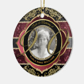 第90回Ruby金ゴールドフォトフレーム セラミックオーナメント (左)