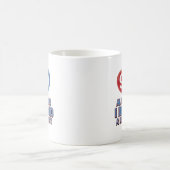 第90年の誕生日のデザイン コーヒーマグカップ (中央)