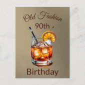 第90期古ファッション男性誕生日 ポストカード (正面)