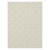 第90誕生会数パターン金ゴールドおよび白 テーブルクロス (正面)