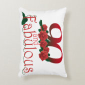 第90誕生日のアクセントの枕16" x12 " アクセントクッション (正面(垂直))