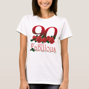 第90誕生日の花 Tシャツ