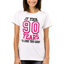 第90誕生日のTシャツ