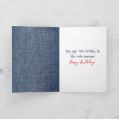 第90誕生日スティックスフィギュア赤気球ガール9 カード (内部)