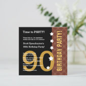 第90誕生日ノおもしろいートオーバーザヒルZ90C 招待状 (スタンド正面)