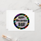 第90誕生日パパ カード (正面/裏面インサイチュ)