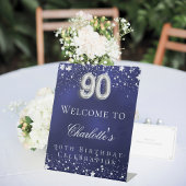 第90誕生日ブルーシルバースターズ歓迎パーティー 台座サイン