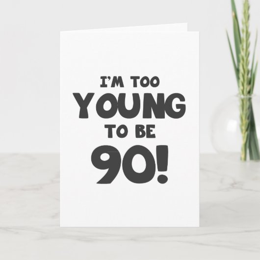 第90誕生日ユーモア カード (正面)