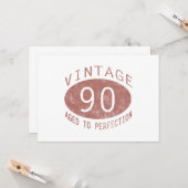 第90誕生日ヴィンテージユーモア カード (正面/裏面インサイチュ)