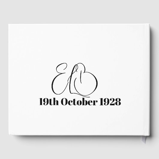 第90誕生日個人写真モメント誕生日 ゲストブック (裏面)