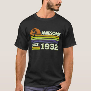 第90誕生日女子1932 90素晴らし年から Tシャツ