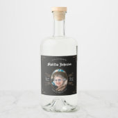 第90誕生日完全版ヴィンテージ リキュールボトルラベル (正面)