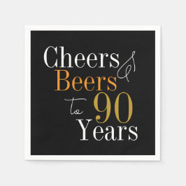 第90誕生日応援とビアーズパーティー スタンダードカクテルナプキン
