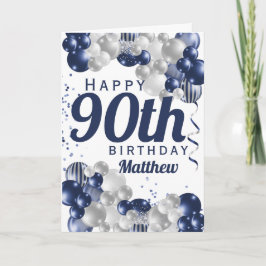 第90誕生日海軍気球 カード