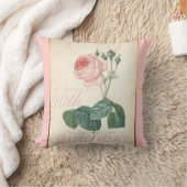第90誕生祝いのヴィンテージのばら色の枕 クッション (ブランケット)