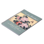 第90誕生祝いの蝶カスタムなゲストB ノートブック (左側)