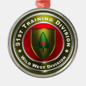 第91回トレーニング部門クリスマス メタルオーナメント (正面)