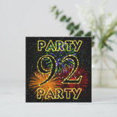 第92回バースデーパーティーの花火大会 招待状 (スタンド正面)