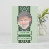 第92回誕生日パーティーの招待写真を追加する 招待状 (スタンド正面)