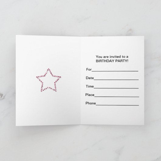 第92回誕生日パーティーへの招待 招待状 (内部)