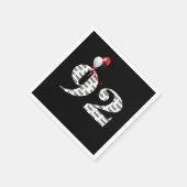 第92回誕生日パーティー風船 スタンダードカクテルナプキン (角)