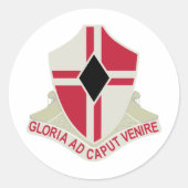 第92回陸軍機関大隊軍隊パッチ ラウンドシール (正面)